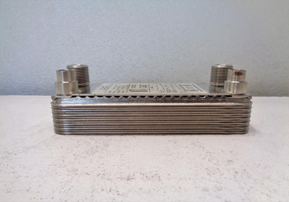 Alfa Laval Brazed Plate Heat Exchanger for Refrigerant, 14 Plates, NB14- 14H C03
